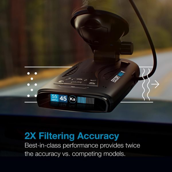 Escort MAX 4 Radar Laser Detector CarPlay Android Auto-1