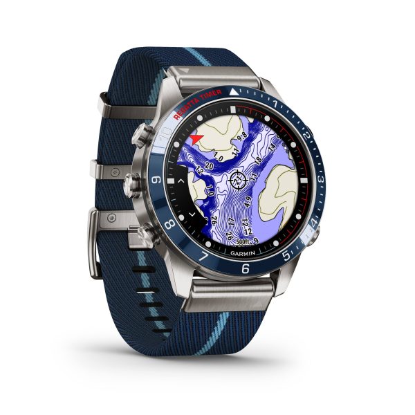Garmin MARQ Captain GPS Smartwatch Titanium Sailing-2