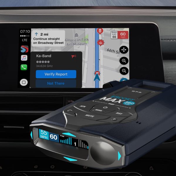 Escort MAX 360 MKII Radar Laser Detector CarPlay Android-6
