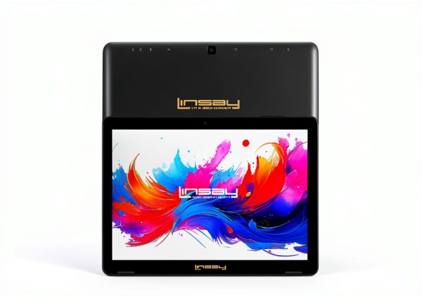 LINSAY 10.1 Inch Android 15 Tablet 256GB SSD Octa Core-6