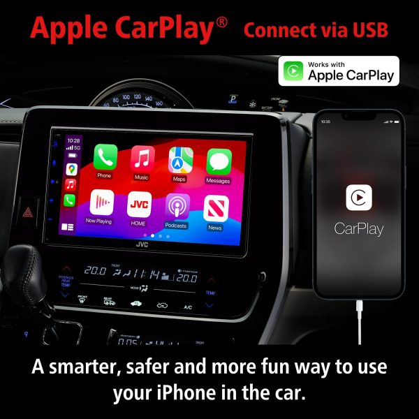 JVC Android Auto Apple CarPlay Bluetooth Digital Media-1