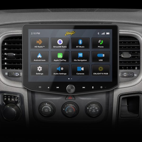 Stinger 10.1 Android Auto CarPlay Bluetooth Media Receiver-0