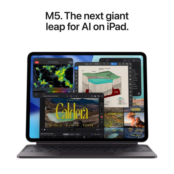 Apple iPad Pro M5 Chip 13 Inch OLED Silver Unlocked Tablet-3