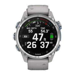 Garmin Descent Mk3 Dive Computer Steel Gray Band Silver-0
