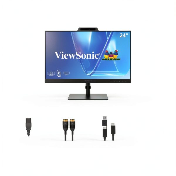 ViewSonic VG2441V 24 Inch Video Conferencing Monitor Webcam-7