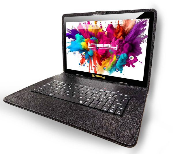 LINSAY 10.1 Inch Android 15 Tablet 128GB Storage Octa Core-1