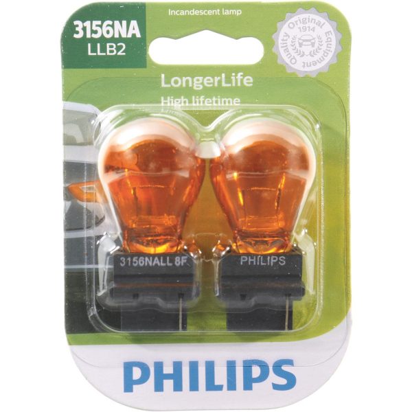 Philips Automotive Bulb 3156NALLB2 Longer Life Incandescent-0