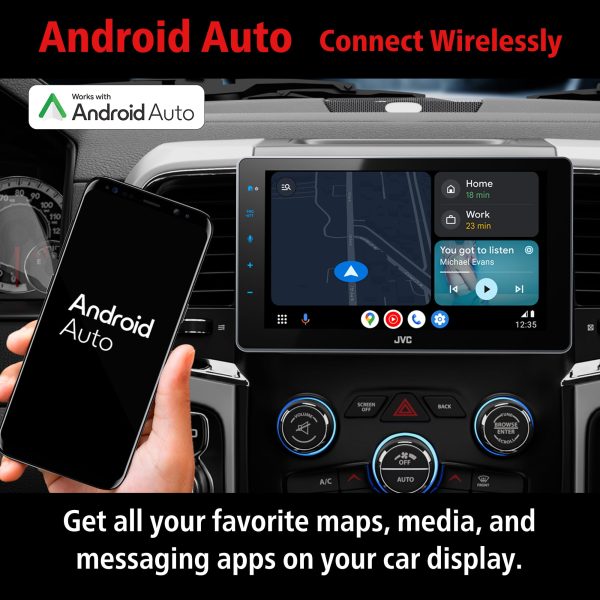 JVC 9 Wireless Android Auto Apple CarPlay Bluetooth HD-4
