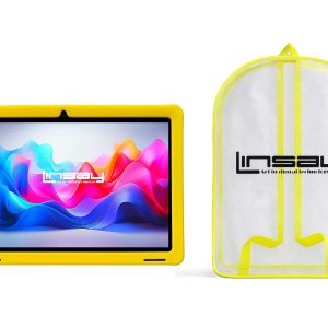 LINSAY Android Tablet Octa Core 128GB Kids Defender Case-0