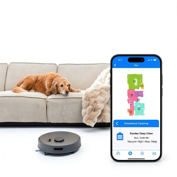 robot vacuum and mop steam