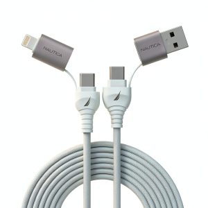 Nautica CB405 4-in-1 Charging Cable 100W MFi Certified-0