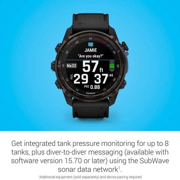 Garmin Descent Mk3i Dive Computer Watch Carbon Gray-6