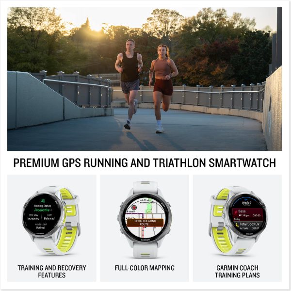 Garmin Forerunner 970 GPS Smartwatch Running Bundle Yellow-2