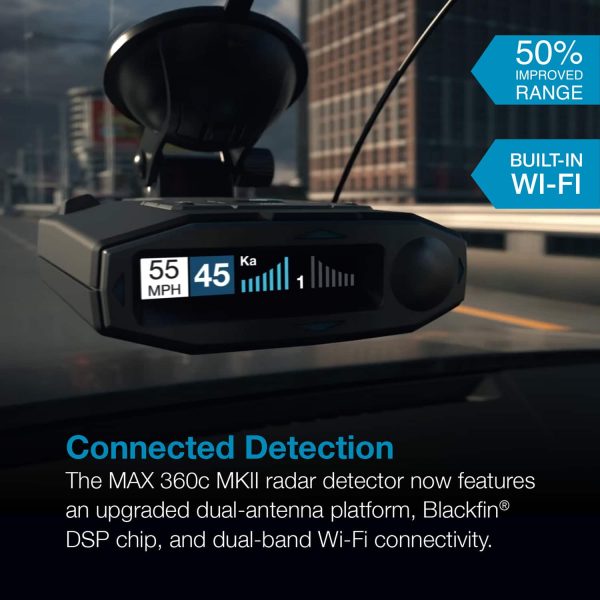 Escort MAX 360c MKII Radar Laser Detector CarPlay Android-1