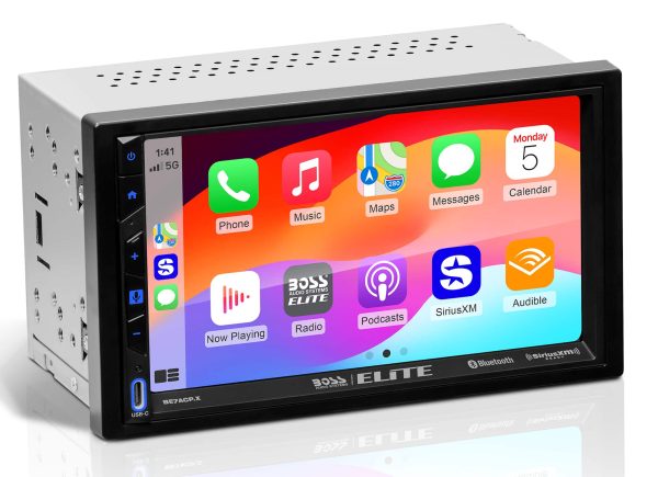 BOSS Elite Double DIN Car Stereo Apple CarPlay Android Auto-0