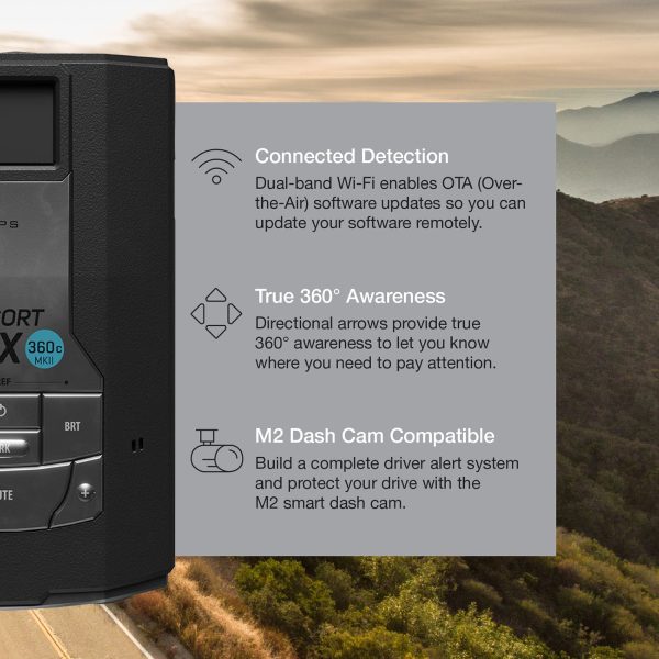 Escort MAX 360c MKII Radar Laser Detector CarPlay Android-3