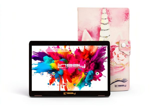 LINSAY 10.1 Inch Android 15 Tablet Octa Core 128GB Storage-0