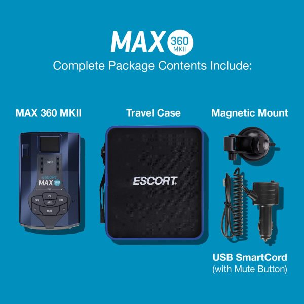 Escort MAX 360 MKII Radar Laser Detector CarPlay Android-7