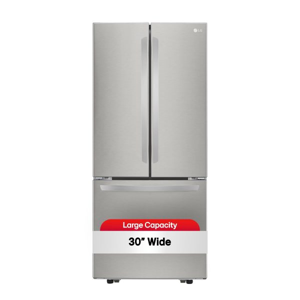 LG French Door Refrigerator Smart Cooling Stainless Steel-2