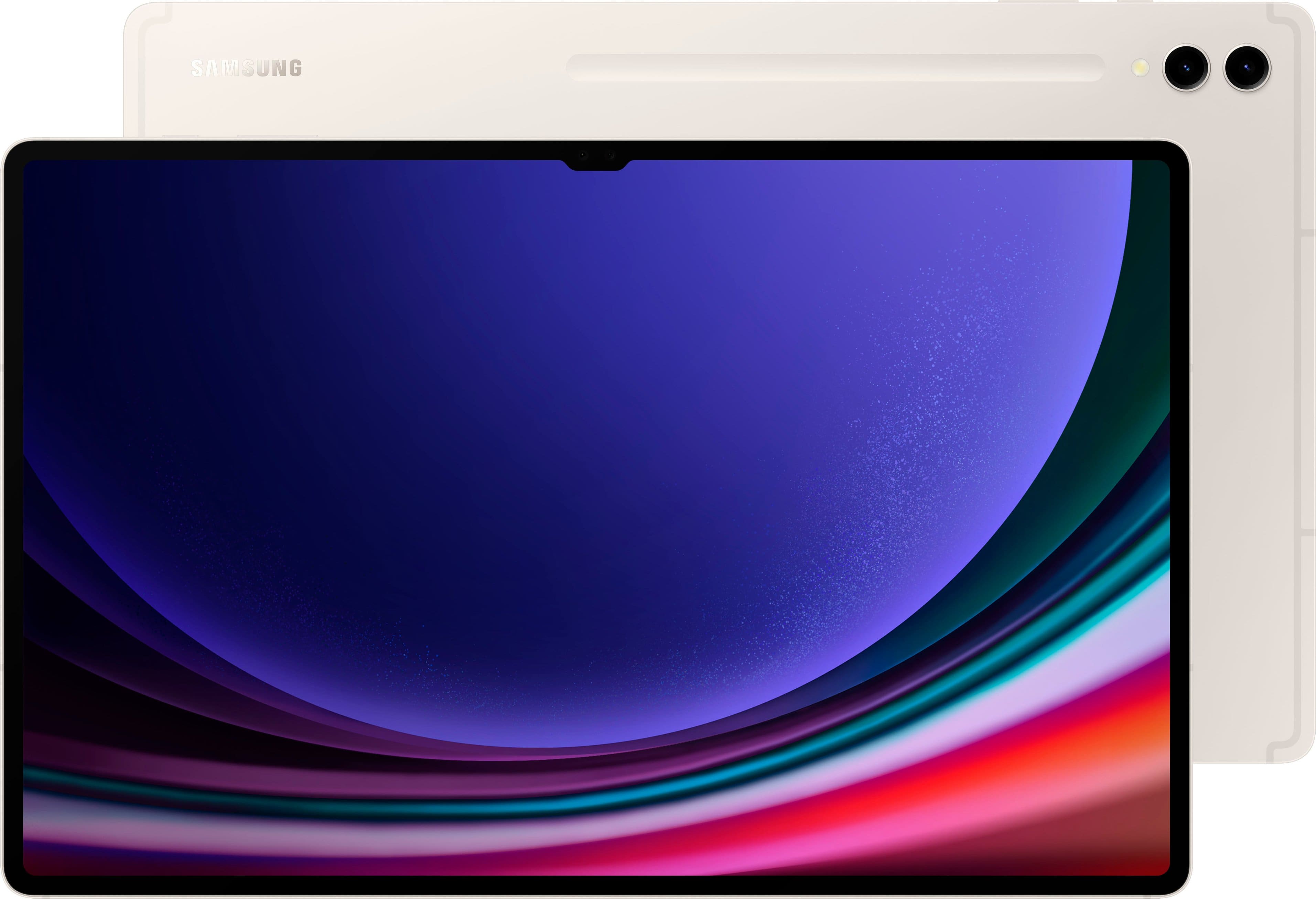 Samsung Galaxy Tab S9 Ultra displaying a creative app with S Pen in use