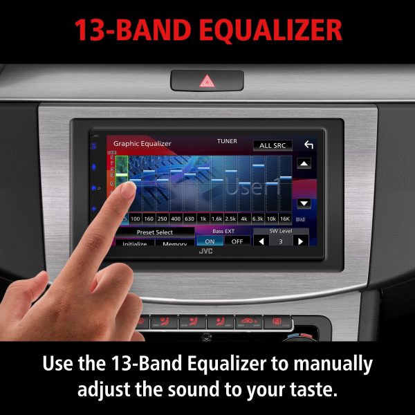 JVC Android Auto Apple CarPlay Bluetooth Digital Media-5