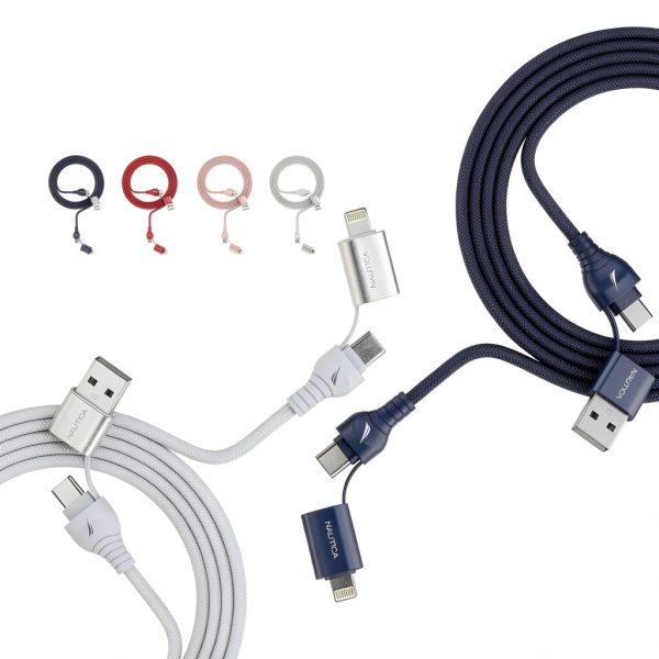 Nautica CB405 4-in-1 Charging Cable 100W MFi Certified-9