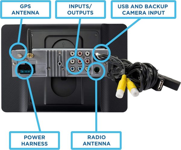 Jensen 10.1 Wireless CarPlay Android Auto Digital Media-5