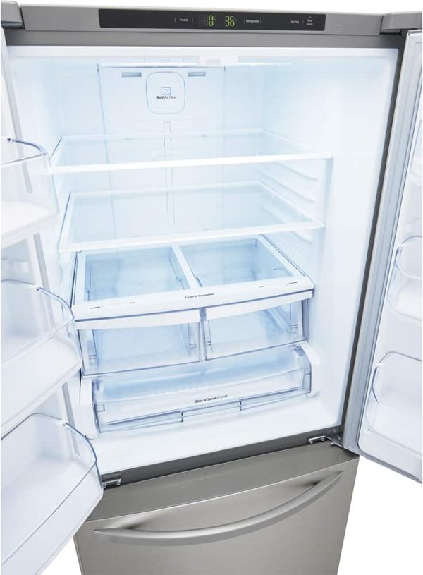 LG French Door Refrigerator Smart Cooling Stainless Steel-8