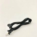 OMNIHIL L Shape TV Power Cable Replacement IEC C7-0