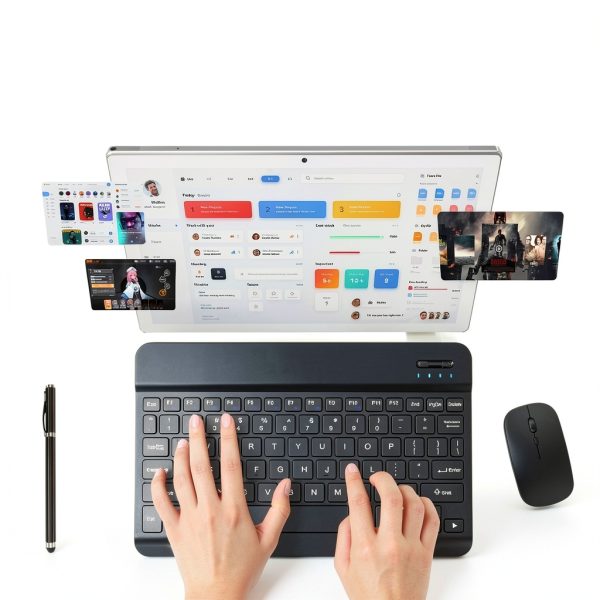 Qukenk 10.1 Inch Android 14 Tablet Octa Core Silver-3