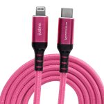 KONDOR BLUE Pink Lightning Cable Fast Charging Durable-0