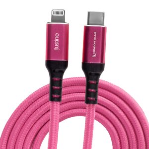 KONDOR BLUE Pink Lightning Cable Fast Charging Durable-0