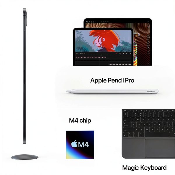 Apple iPad Pro 13 inch M4 chip OLED display Space Black-8