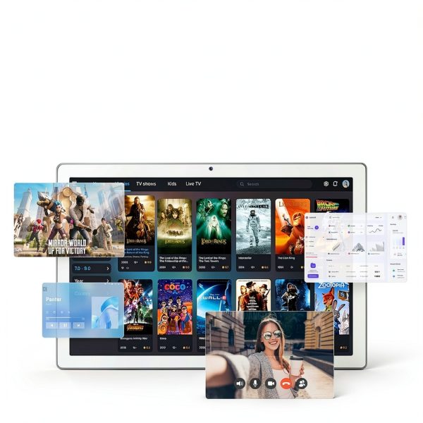 Qukenk 10.1 Inch Android 14 Tablet Octa Core Silver-4