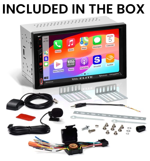 BOSS Elite Double DIN Car Stereo Wireless Apple CarPlay-5