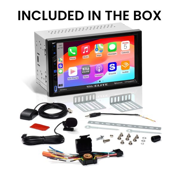 BOSS Elite Double DIN Car Stereo Apple CarPlay Android Auto-4