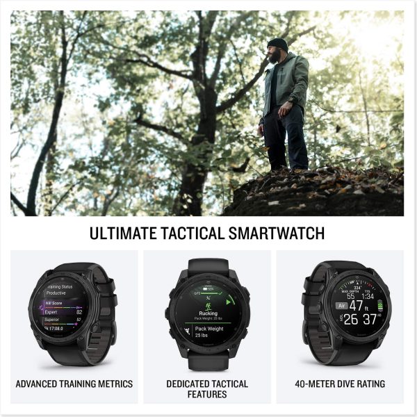 Garmin tactix 8 AMOLED GPS Smartwatch Tactical Features-1