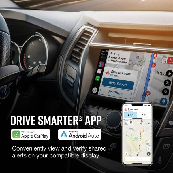 Escort MAX 4 Radar Laser Detector CarPlay Android Auto-4