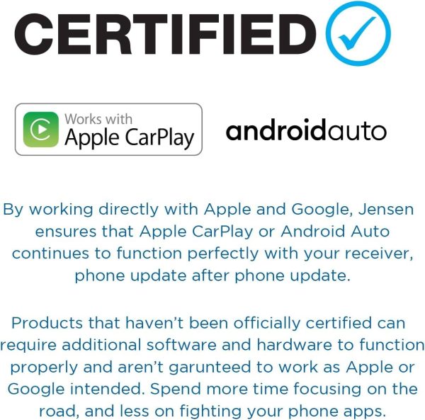 Jensen 10.1 Wireless CarPlay Android Auto Digital Media-1