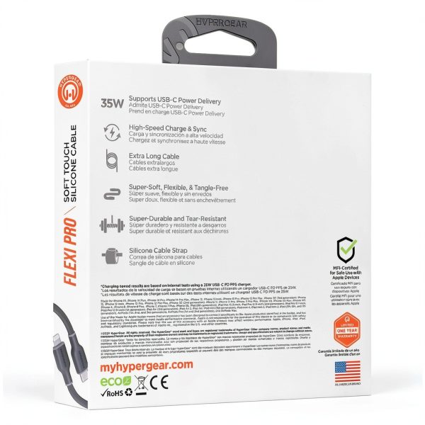 HyperGear USB-C to Lightning Fast Charge Sync Cable Durable-11