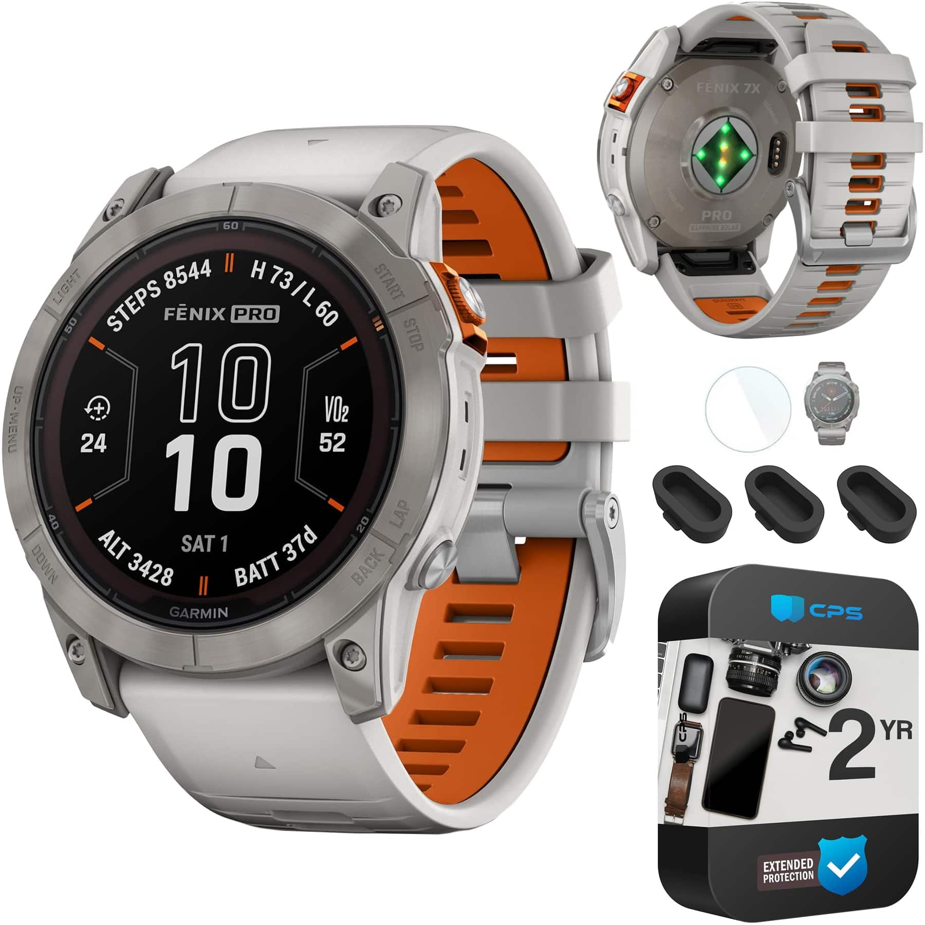 Garmin Fenix 7X Pro Solar watch on wrist during a hike