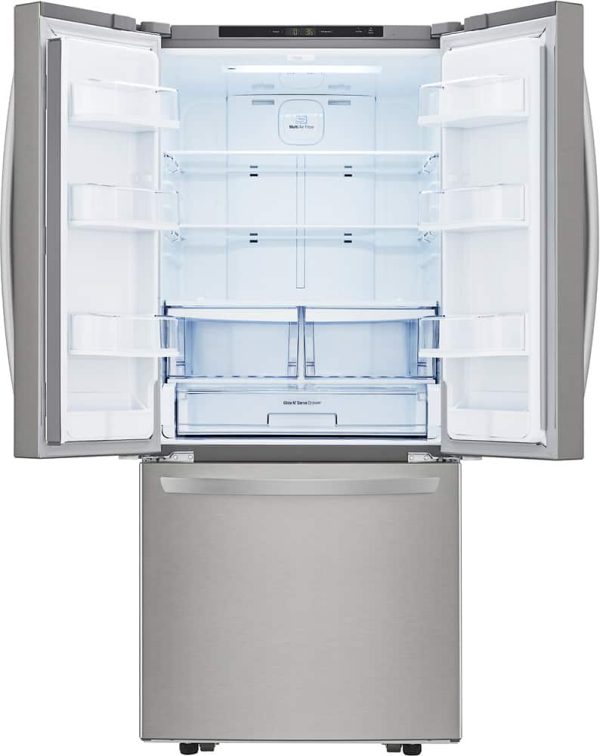 LG French Door Refrigerator Smart Cooling Stainless Steel-6