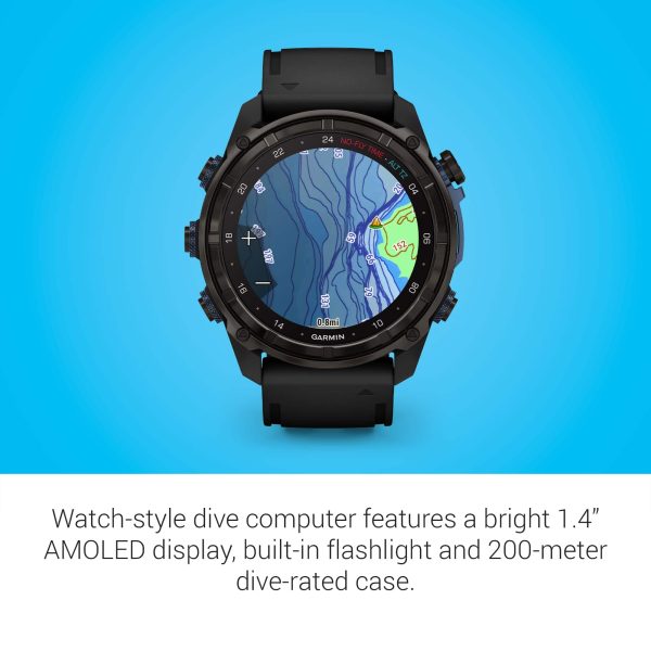 Garmin Descent Mk3i Dive Computer Watch Carbon Gray-5