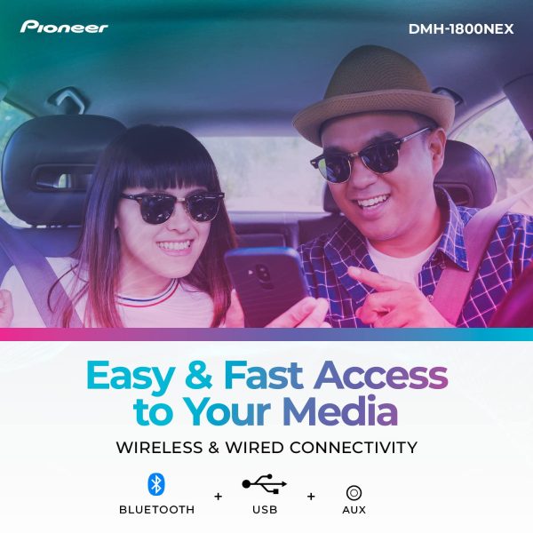 Pioneer CarPlay Android Auto Bluetooth Digital Media-6