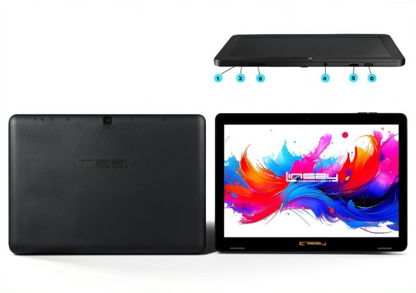 LINSAY 10.1 Inch Android 15 Tablet 256GB SSD Octa Core-3