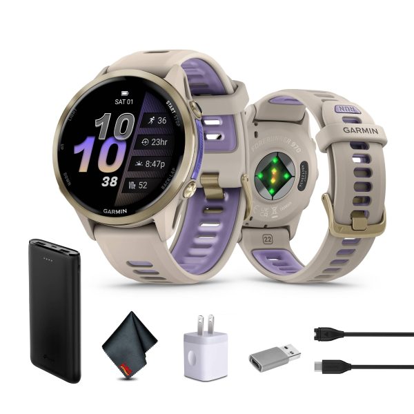 Garmin Forerunner 970 Smartwatch AMOLED Display GPS Fitness-0
