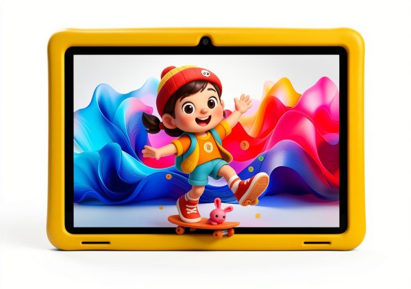 LINSAY 10.1 Inch Android 15 Tablet 128GB Kids Defender Case-1