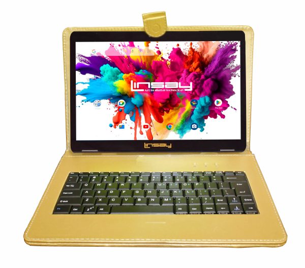 LINSAY 10.1 Inch Android 15 Tablet 128GB Storage Octa Core-0