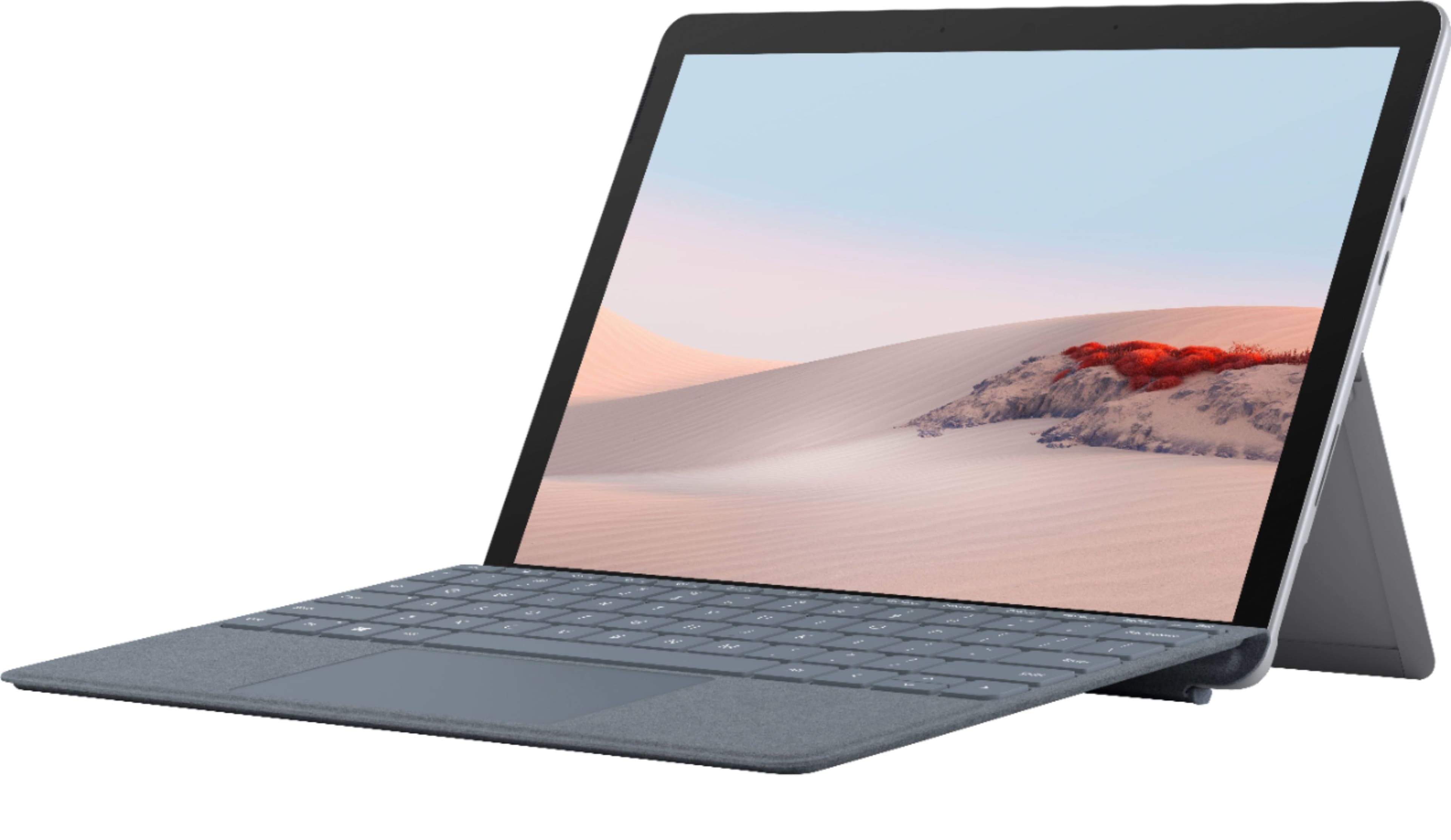 Microsoft Surface Go 2 displaying a web page on its 10.5-inch screen