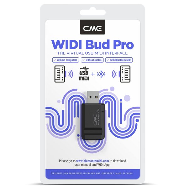 CME WIDI Bud Pro Wireless MIDI Dongle Bluetooth 5-1